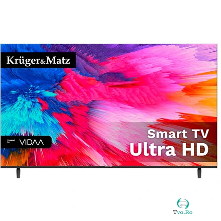 TV ULTRAHD 4K 55 INCH 140CM SMART VIDAA KRUGER&MATZ la 1,941.99 lei ron