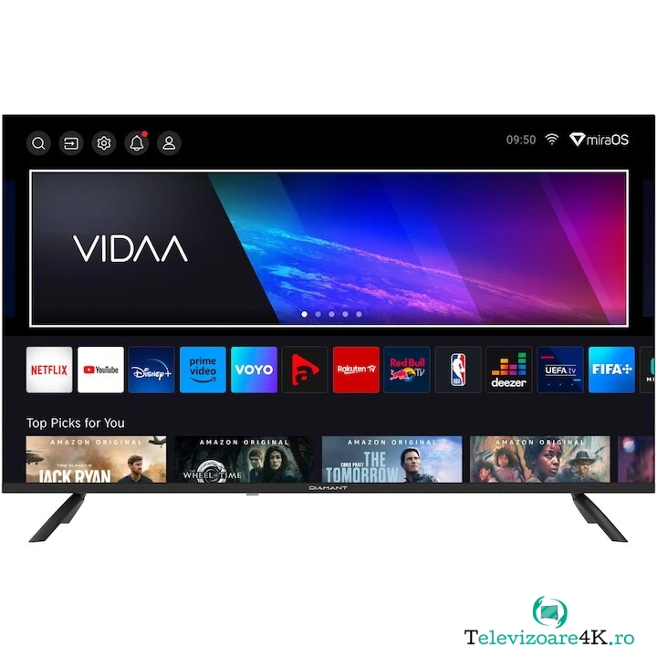 Horizon Televizor LED Diamant 43HL5530U/C, 109 cm, Smart, 4K Ultra HD, Clasa F la 1,083.99 lei ron