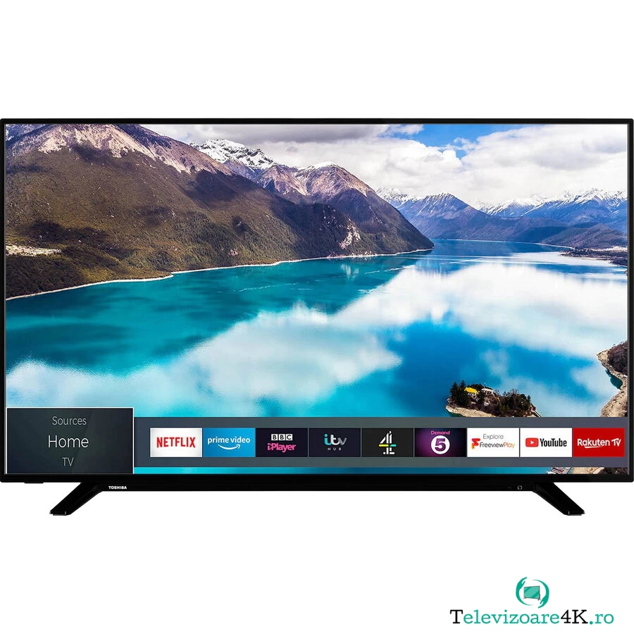 Toshiba Televizor LED Toshiba 50UA2063DG, 126 cm, 4K Ultra HD, Smart TV, HDR10, Negru