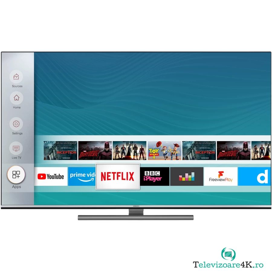 Televizor OLED Horizon 55HZ9930U/B, 139 cm, Smart TV 4K Ultra HD, CLASA G