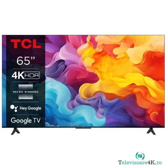 TCL Televizor LED TCL 165 cm (65) 65V6B, Ultra HD 4K, Smart TV, WiFi, CI